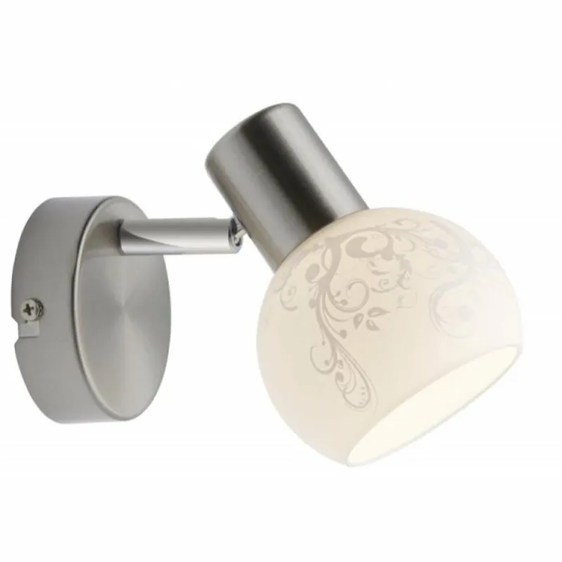 Luminaires Brilliant Spot mural Brilliant Bona Blanc, 1 lumière