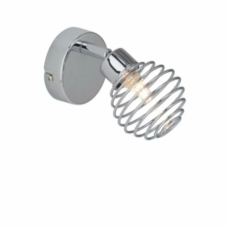 Luminaires Brilliant Spot mural Brilliant Charlie Chrome, 1 lumière* Spots Et Projecteurs