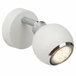 Luminaires Brilliant Spot mural Brilliant Ina LED Blanc, 1 lumière* Spots Et Projecteurs