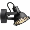 Luminaires Brilliant Spot mural Brilliant Jesper LED Noir, 1 lumière* Appliques