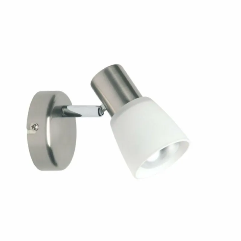 Luminaires Brilliant Spot mural Brilliant Luca Blanc, 1 lumière