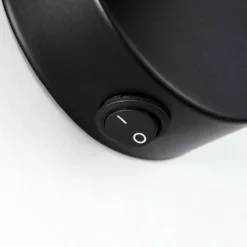 Lampes En Bois-Luminaires Brilliant Spot mural Brilliant Manama Bois foncé, Noir, 1 lumière