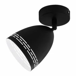 Luminaires Eglo Spot mural EGLO SABATELLA Noir, Blanc, 1 lumière* Spots Et Projecteurs