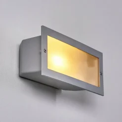 hofstein Spot mural encastré Peria Blanc, 1 lumière