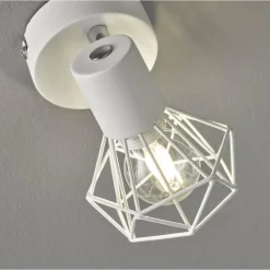 Luminaires Fischer & Honsel Spot mural Fischer & Honsel Ran Nickel mat, 1 lumière* Spots Et Projecteurs