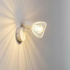 hofstein Spot mural Holbol Blanc, 1 lumière