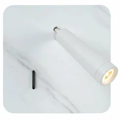 Lampes En Bois-Luminaires Lucide Spot mural Lucide OREGON LED Blanc, 1 lumière