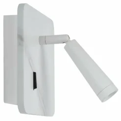 Lampes En Bois-Luminaires Lucide Spot mural Lucide OREGON LED Blanc, 1 lumière