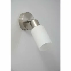 Luminaires Reality Spot mural Reality Acier inoxydable, Blanc, 1 lumière