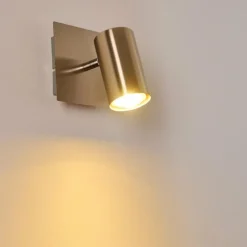 hofstein Spot mural Zuoz Nickel mat, 1 lumière