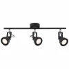 Luminaires Scandinaves-Luminaires Nordlux Spot Nordlux ASLAK Noir, 3 lumières
