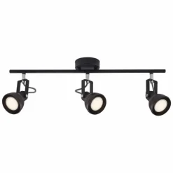 Luminaires Scandinaves-Luminaires Nordlux Spot Nordlux ASLAK Noir, 3 lumières