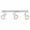 Luminaires Scandinaves-Luminaires Nordlux Spot Nordlux EIK Blanc, 3 lumières