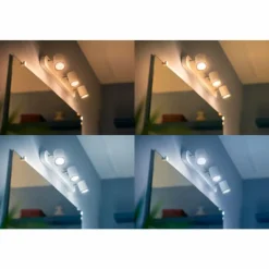 Luminaires Philips Spot Philips Hue Ambiance White Adore Blanc, 3 lumières, Télécommandes