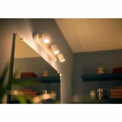 Luminaires Philips Spot Philips Hue Ambiance White Adore Blanc, 3 lumières, Télécommandes