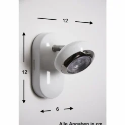 Luminaires Philips Spot Philips SEPIA LED Blanc, 1 lumière* Spots Et Projecteurs