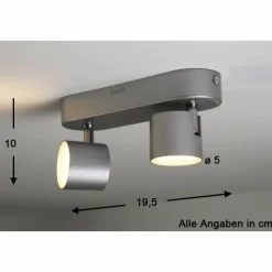 Luminaires Philips Spot Philips STAR LED Aluminium, Acier inoxydable, 2 lumières* Éclairage Led