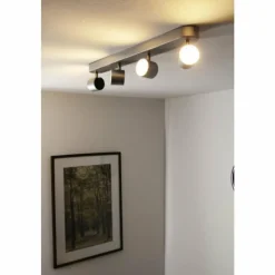 Luminaires Philips Spot Philips STAR LED Aluminium, Acier inoxydable, 4 lumières* Éclairage Led