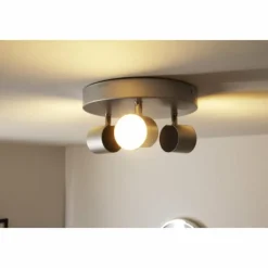 Luminaires Philips Spot Philips STAR LED Aluminium, Acier inoxydable, 3 lumières* Spots Et Projecteurs