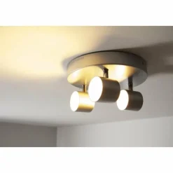 Luminaires Philips Spot Philips STAR LED Aluminium, Acier inoxydable, 3 lumières* Spots Et Projecteurs