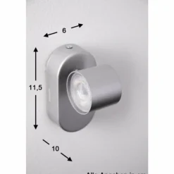 Luminaires Philips Spot Philips STAR LED Aluminium, Acier inoxydable, 1 lumière* Éclairage Led