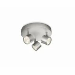 Luminaires Philips Spot Philips STAR LED Aluminium, 3 lumières* Spots Et Projecteurs