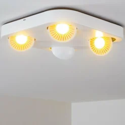 hofstein Spot plafond Granada LED Blanc, 4 lumières