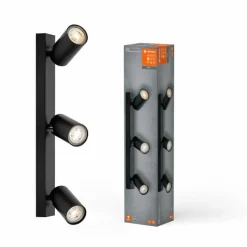Luminaires Ledvance Spot Plafonnier LED Noir, 3 lumières* Éclairage Led