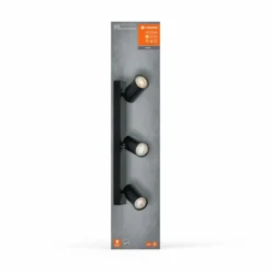 Luminaires Ledvance Spot Plafonnier LED Noir, 3 lumières* Éclairage Led