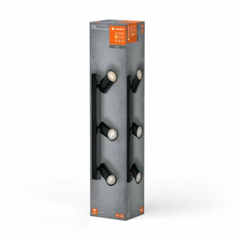 Luminaires Ledvance Spot Plafonnier LED Noir, 3 lumières* Éclairage Led