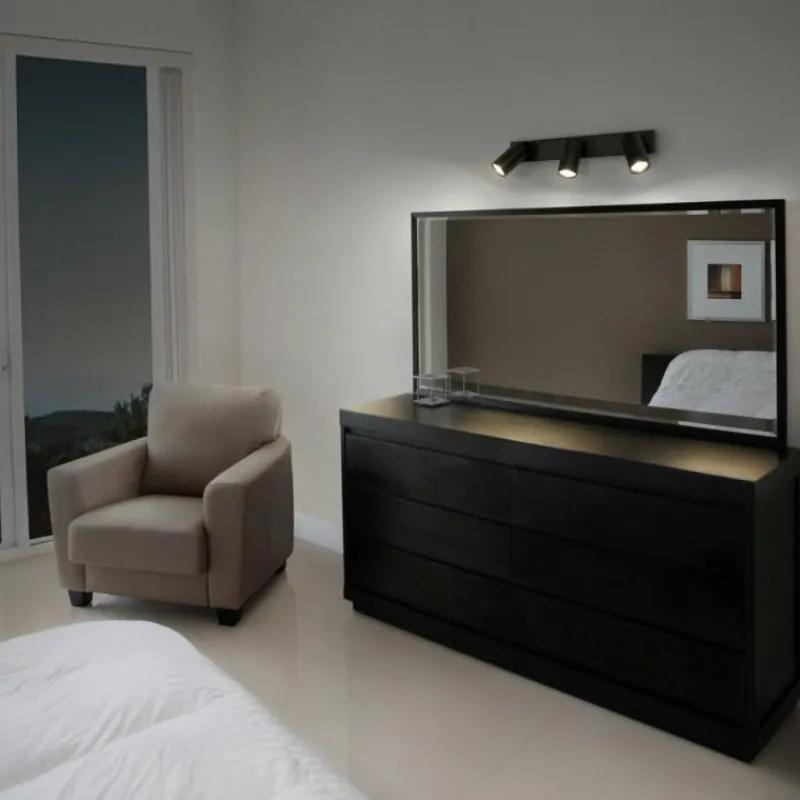 Luminaires Ledvance Spot Plafonnier LED Noir, 3 lumières* Éclairage Led