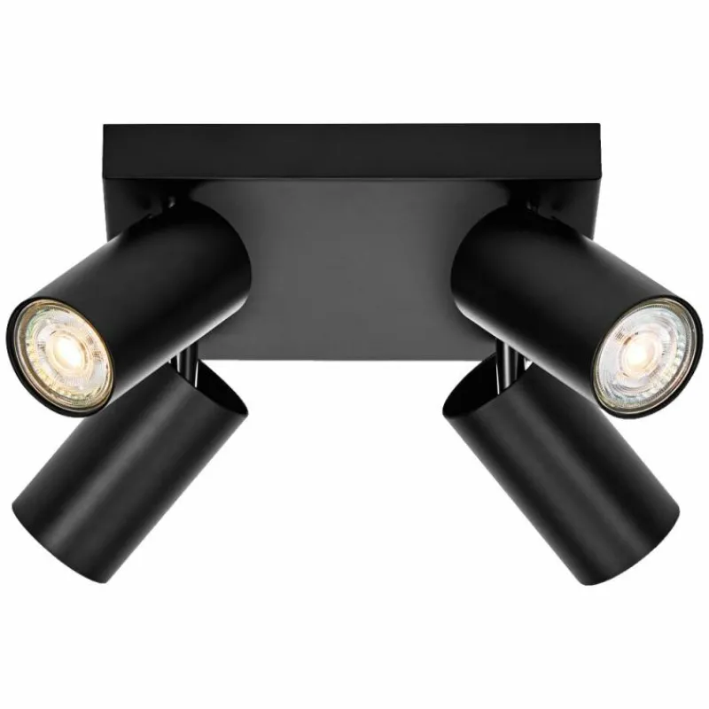 Luminaires Ledvance Spot Plafonnier LED Noir, 4 lumières* Éclairage Led