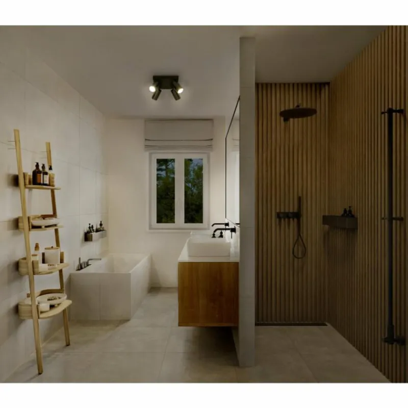 Luminaires Ledvance Spot Plafonnier LED Noir, 4 lumières* Éclairage Led