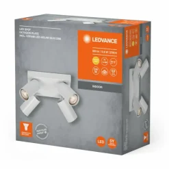 Luminaires Ledvance Spot Plafonnier LED Blanc, 4 lumières* Éclairage Led