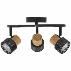 Lampes En Bois-Luminaires Ledvance Spot Plafonnier LED Noir, 3 lumières