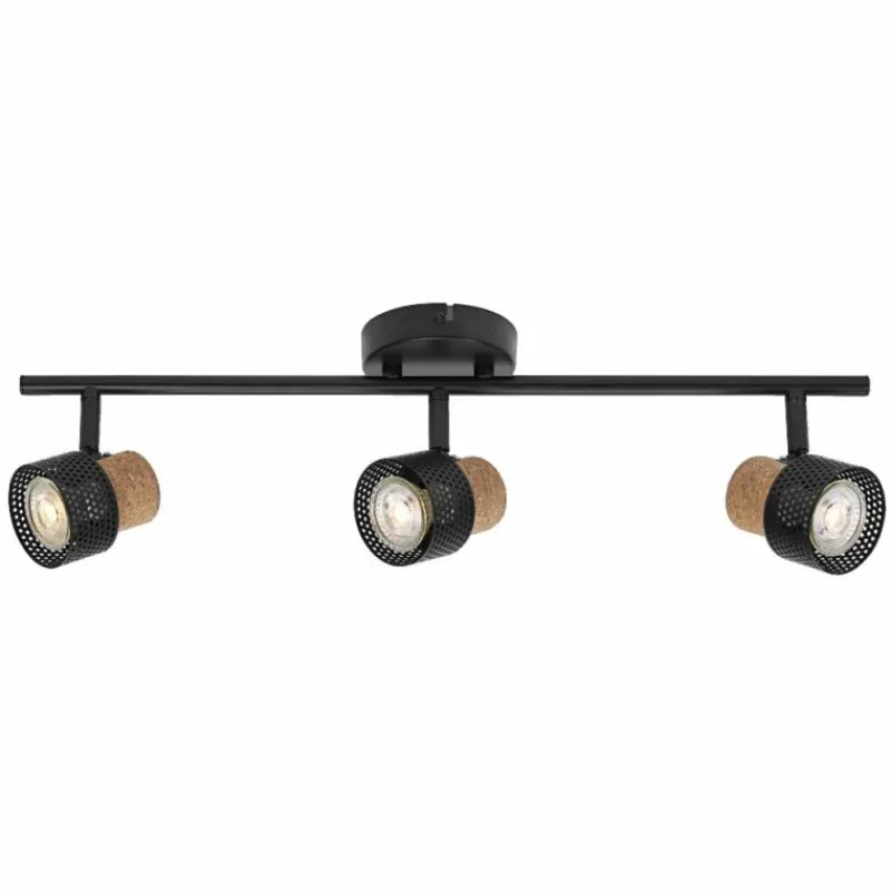 Lampes En Bois-Luminaires Ledvance Spot Plafonnier LED Noir, 3 lumières