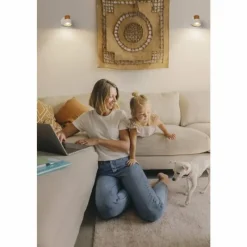 Lampes En Bois-Luminaires Ledvance Spot Plafonnier LED Blanc, 1 lumière