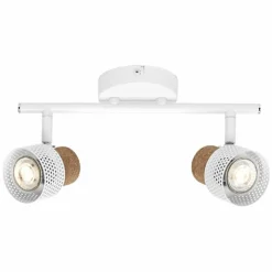 Lampes En Bois-Luminaires Ledvance Spot Plafonnier LED Blanc, 2 lumières