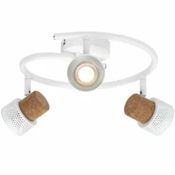 Lampes En Bois-Luminaires Ledvance Spot Plafonnier LED Blanc, 3 lumières