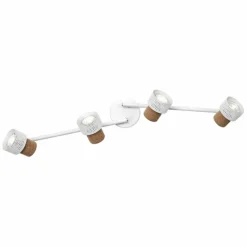 Lampes En Bois-Luminaires Ledvance Spot Plafonnier LED Blanc, 4 lumières