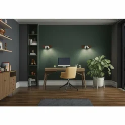 Lampes En Bois-Luminaires Ledvance Spot Plafonnier LED Couleur bois, Blanc, 2 lumières