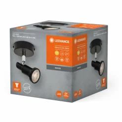 Luminaires Ledvance Spot Plafonnier LED Noir, 1 lumière* Éclairage Led