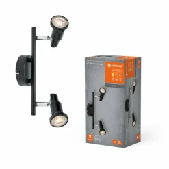 Luminaires Ledvance Spot Plafonnier LED Noir, 2 lumières* Éclairage Led