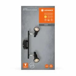 Luminaires Ledvance Spot Plafonnier LED Noir, 2 lumières* Éclairage Led