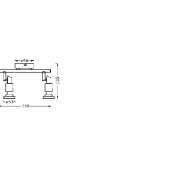 Luminaires Ledvance Spot Plafonnier LED Noir, 2 lumières* Éclairage Led