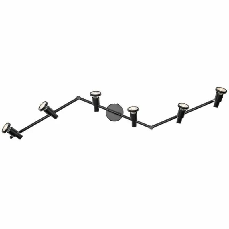 Luminaires Ledvance Spot Plafonnier LED Noir, 6 lumières* Éclairage Led