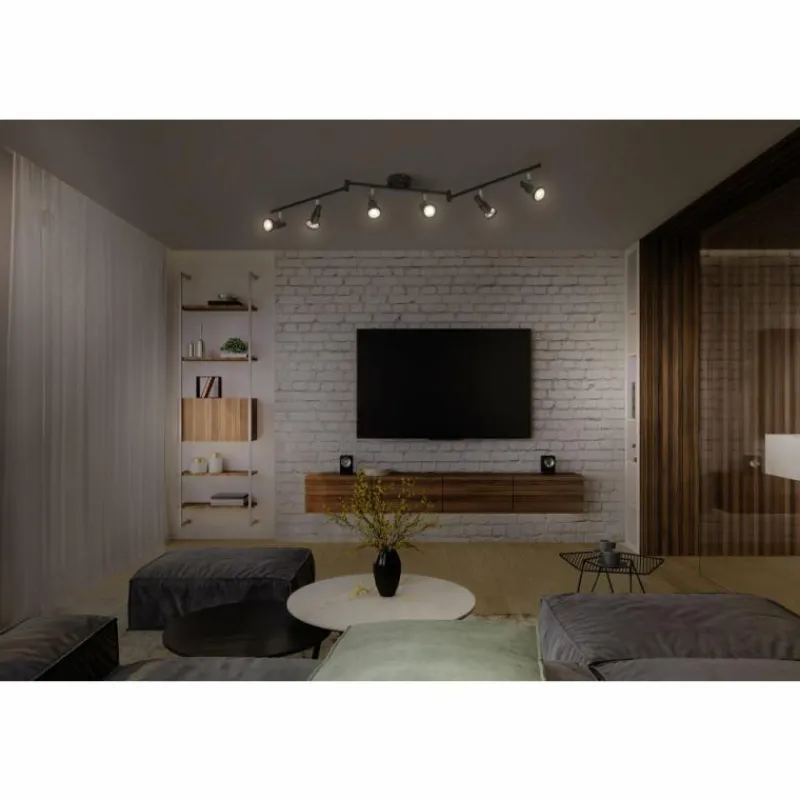 Luminaires Ledvance Spot Plafonnier LED Noir, 6 lumières* Éclairage Led