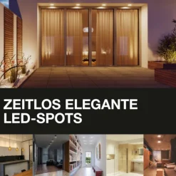 Luminaires Ledvance Spot Plafonnier LED Gris, 1 lumière* Éclairage Led