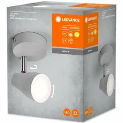 Luminaires Ledvance Spot Plafonnier LED Gris, 1 lumière* Éclairage Led
