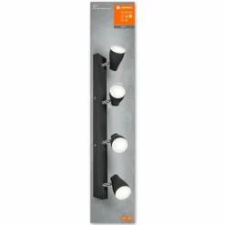 Luminaires Ledvance Spot Plafonnier LED Noir, 4 lumières* Éclairage Led